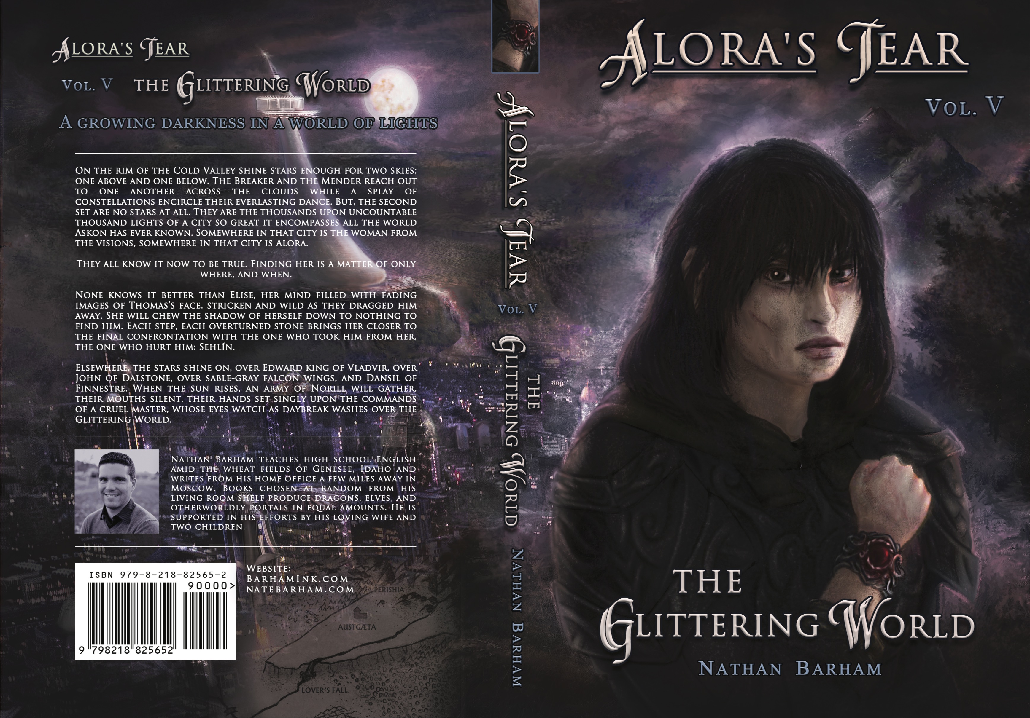 The Glittering World Wraparound Cover